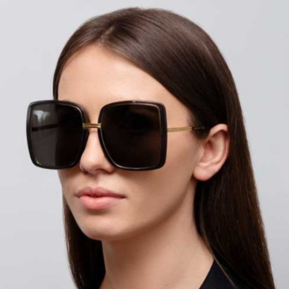 NEW GUCCI GG0903S 001 GREY GOLD GUCCI WOMEN SUNGLASSES